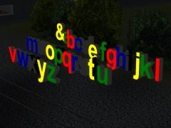 Leuchtbuchstaben-Set-Kleinbuchstaben (V80NAE10011 )