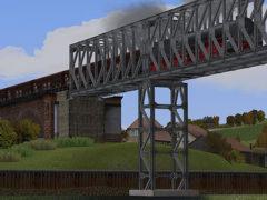 Behelfsbrücke aus R-Gerät (zweigeschossig) (V80NAF10023 )