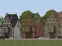 Stadthaus in 3 Fassadenfarben