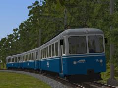 Triebwagenzug der Rigi-Bahn