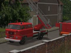 IFA W 50 Feuerwehr DL 30 mit Tauschtextur