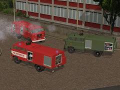 IFA W 50 Feuerwehr TLF 16 GMK mit Tauschtextur (V80NJS20057 )