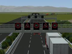 Signalbrücken für die Autobahn