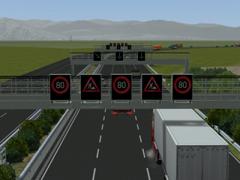 Signalbrcken fr die Autobahn