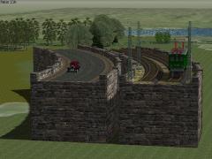 Arkadenmauer-Splines in 3D Ausführung