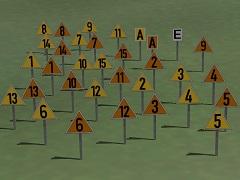 Langsamfahrsignale Lf1, Lf2 & Lf3 (Set 2)