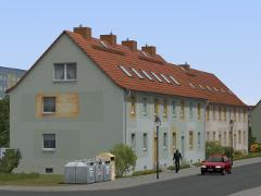 Sanierte Mehrfamilienhäuser