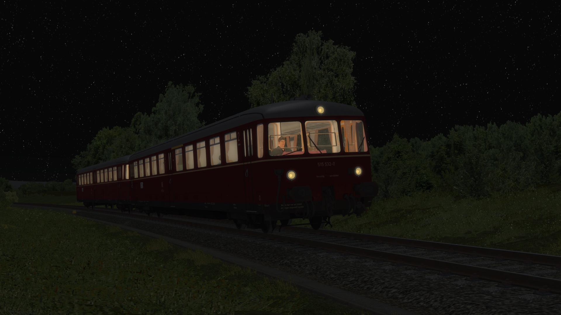 BR 515 & 815 der Deutschen Bundesbahn - purpurrot