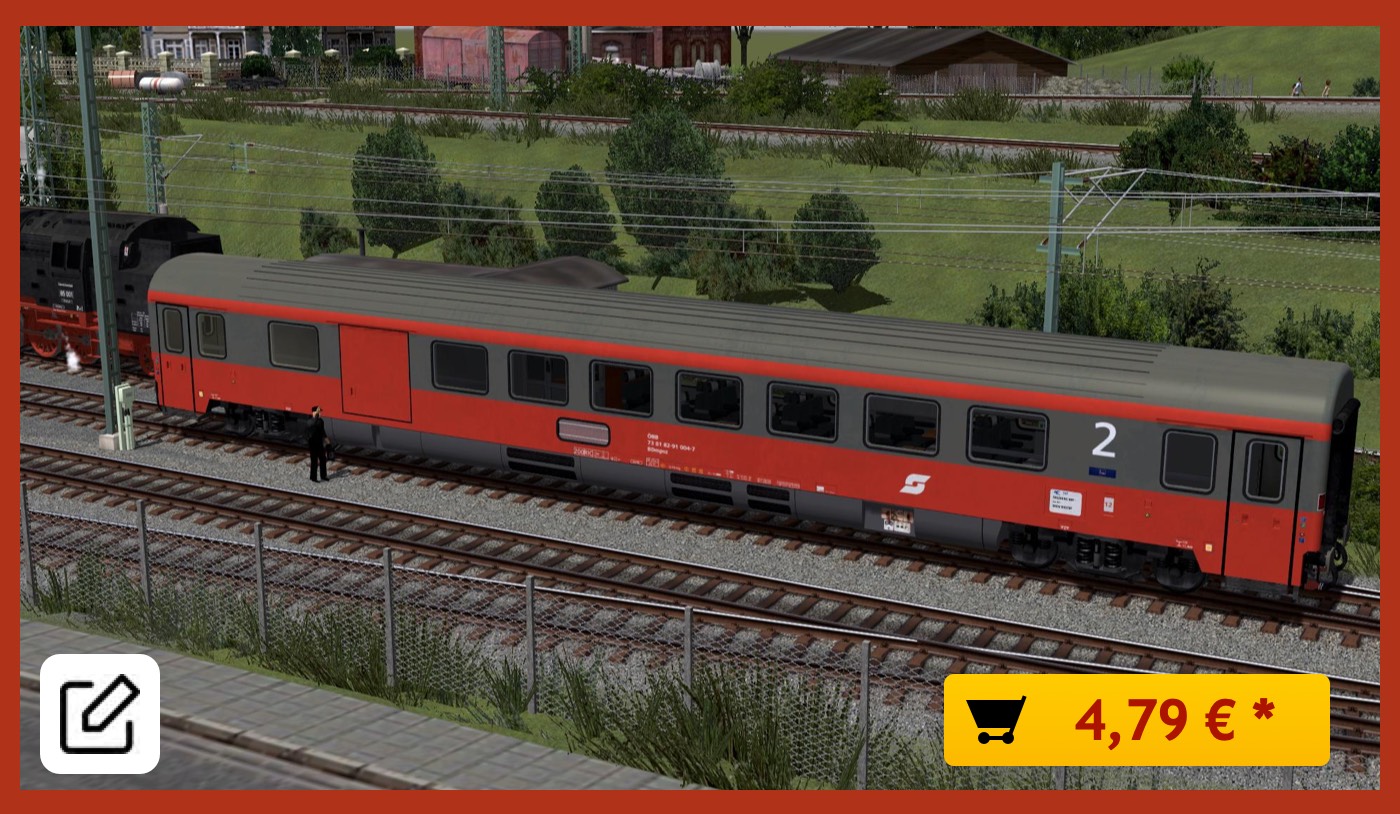 Personenwaggon, BDmpsz 82-91 2.Klasse/Gepäckwagen